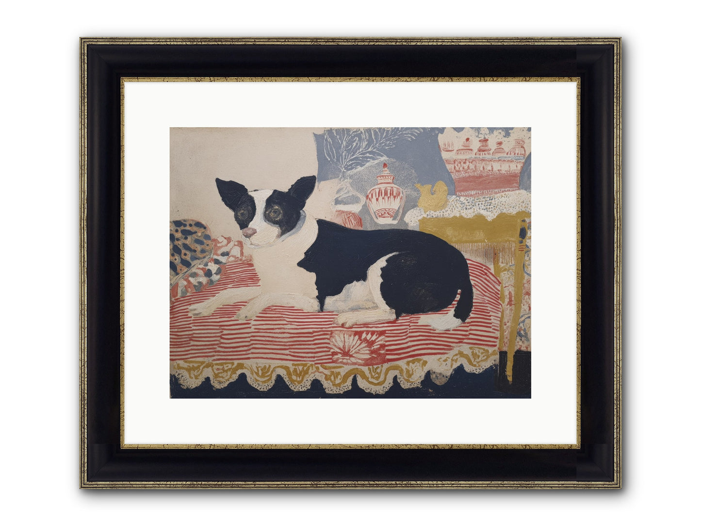 The Honeysuckle Hypothesis Framed Print - Black & Gold 16x12