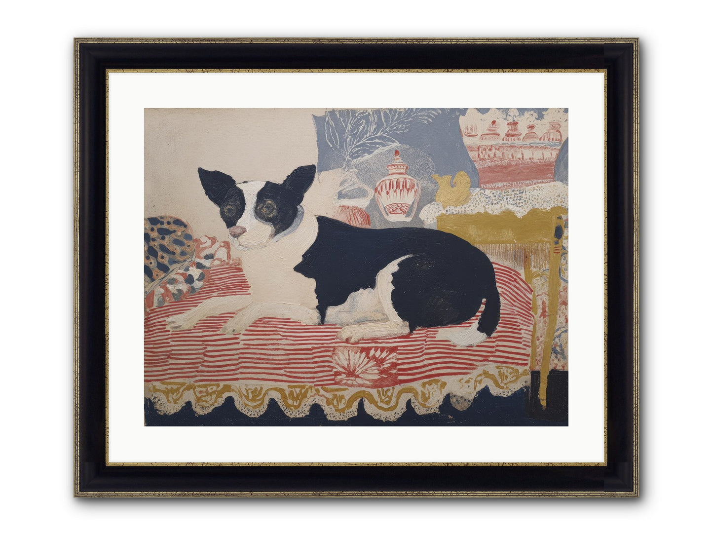 The Honeysuckle Hypothesis Framed Print - Black & Gold 24x18