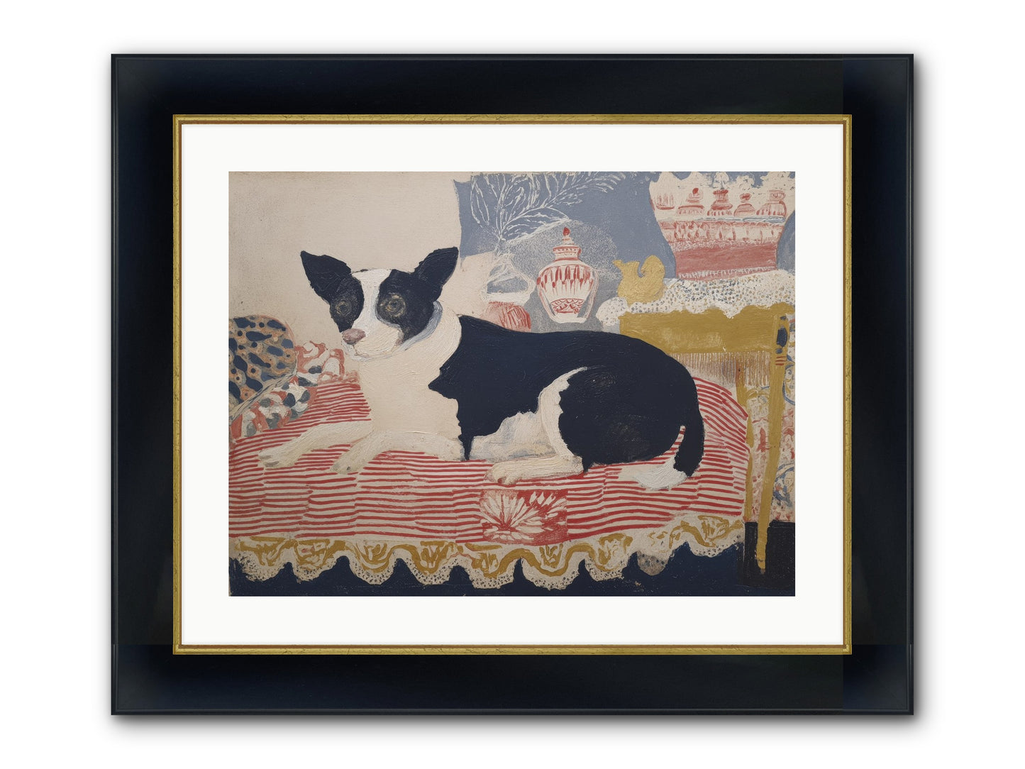 The Honeysuckle Hypothesis Framed Print - Wide Black w/Gold 24x18