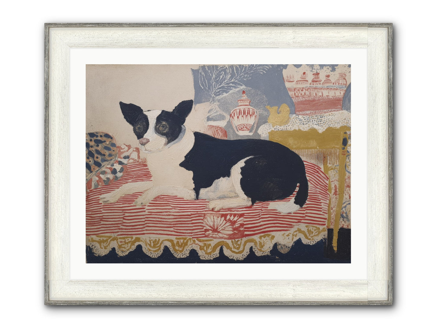 The Honeysuckle Hypothesis Framed Print - Driftwood White 32x24