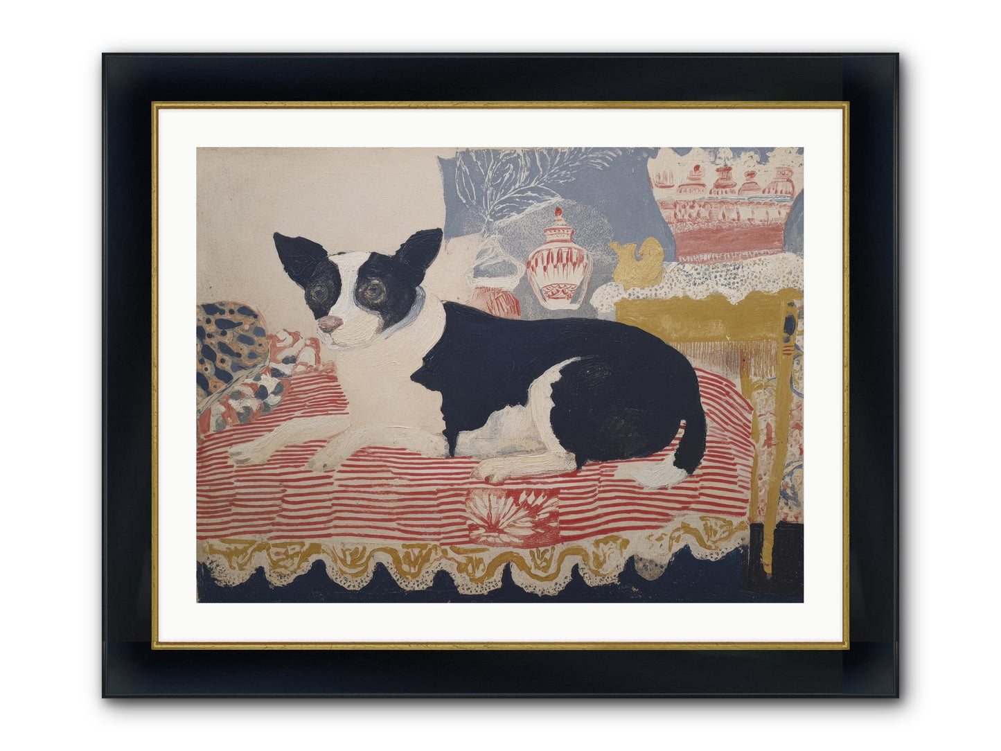 The Honeysuckle Hypothesis Framed Print - Wide Black w/Gold 32x24