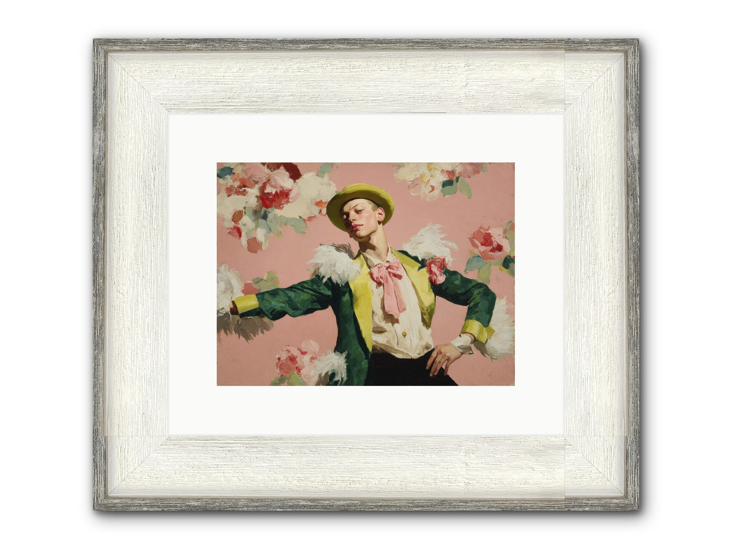 The Host Framed Print - Driftwood White 12x9