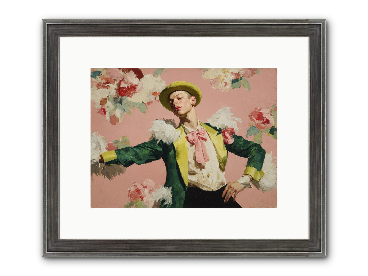 The Host Framed Print - Slimwoods Black/Silver 12x9