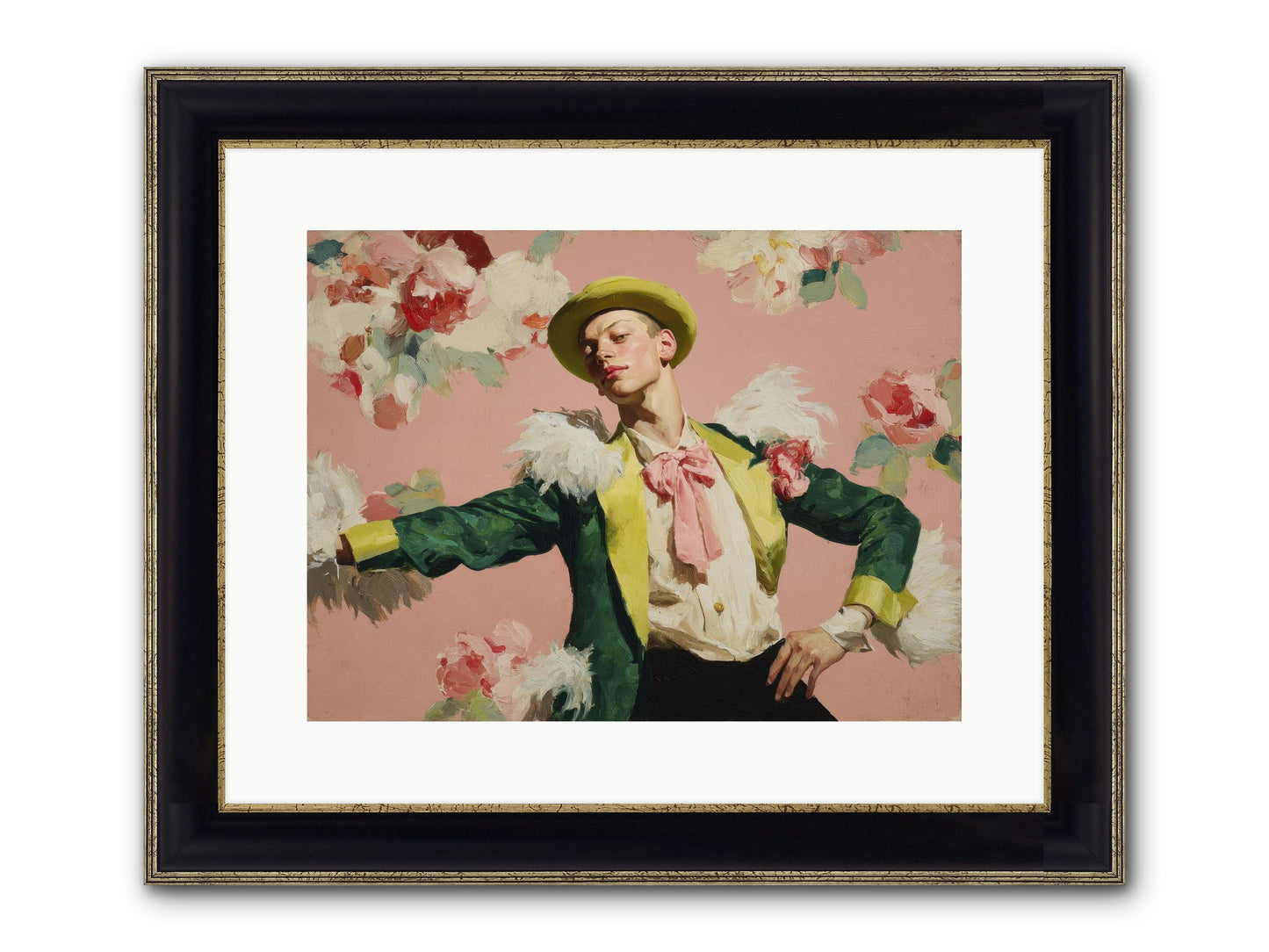The Host Framed Print - Black & Gold 16x12