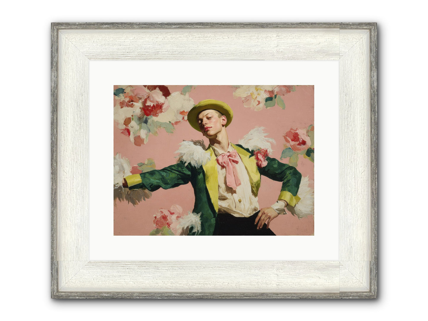 The Host Framed Print - Driftwood White 16x12