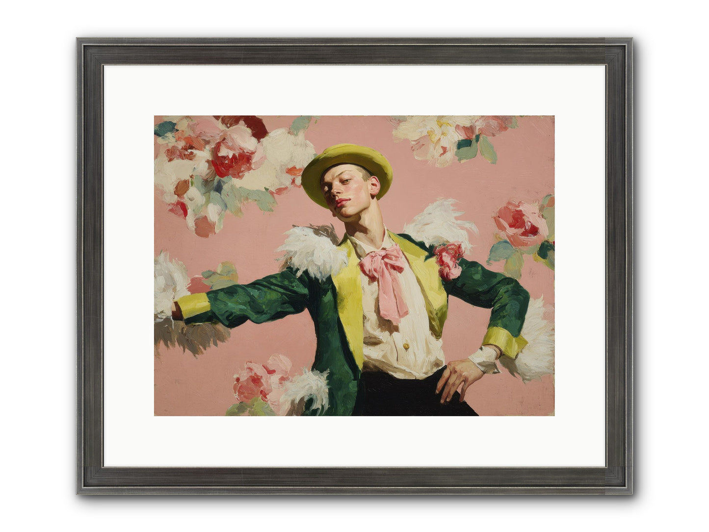 The Host Framed Print - Slimwoods Black/Silver 16x12