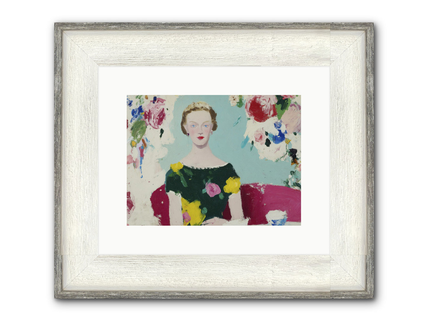 The Hour Before Framed Print - Driftwood White 12x9