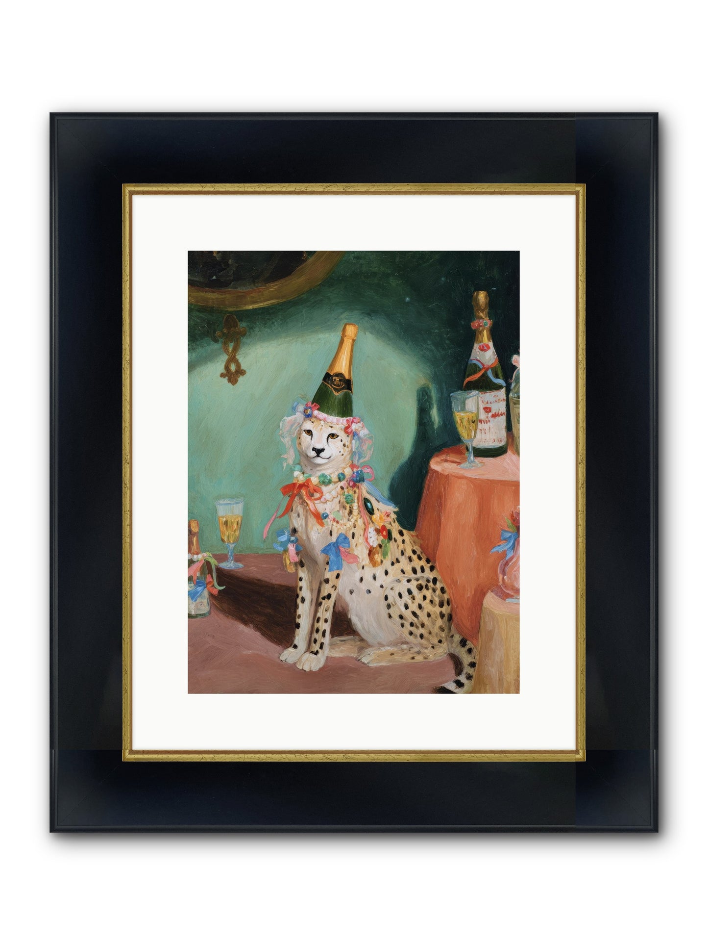 The Illustrious Gathering Framed Print - Wide Black w/Gold 12x16