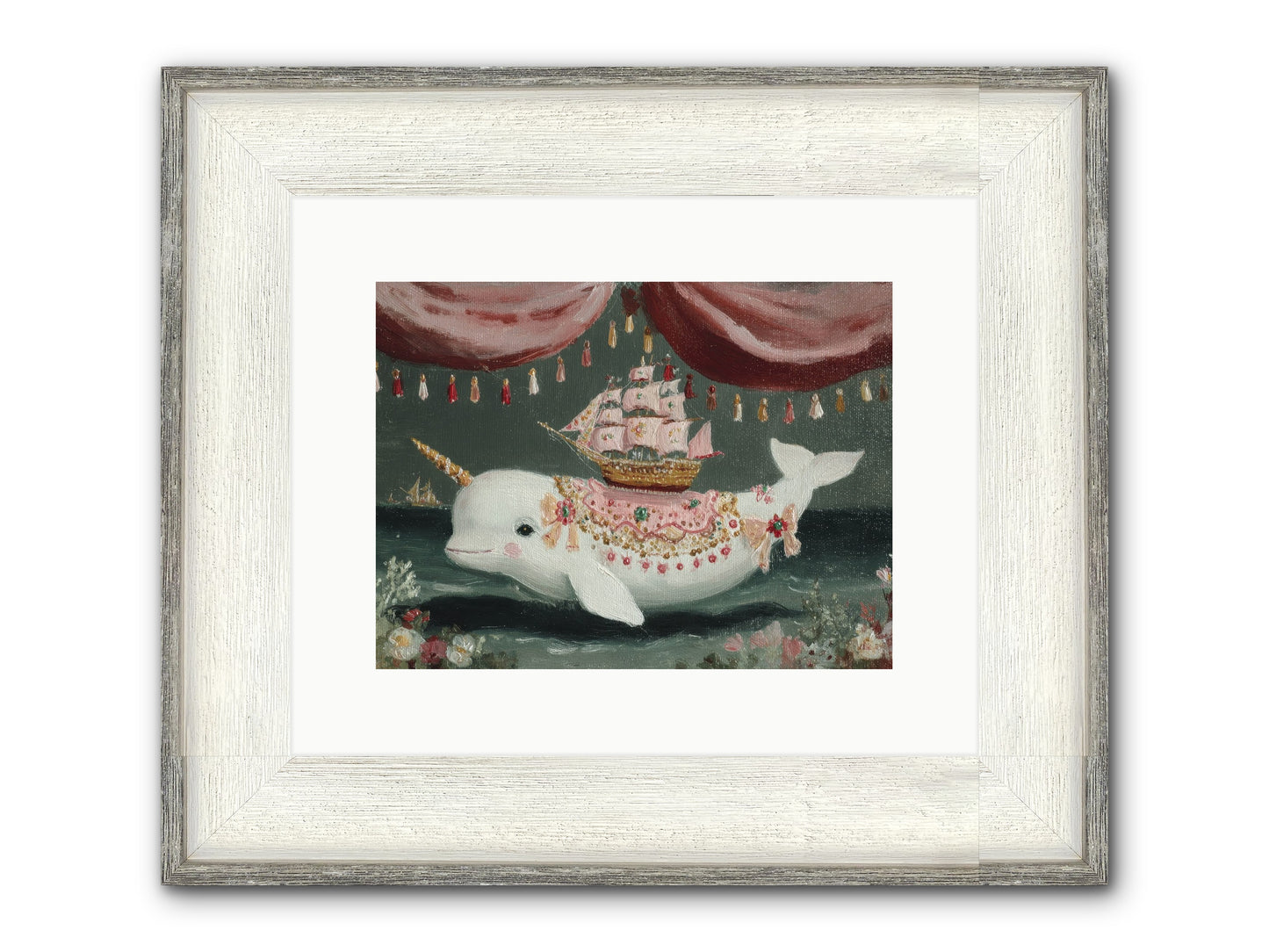 The Impossible Darling Framed Print - Driftwood White 12x9