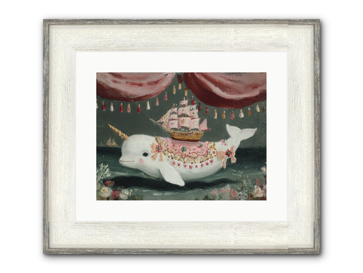 The Impossible Darling Framed Print - Driftwood White 16x12