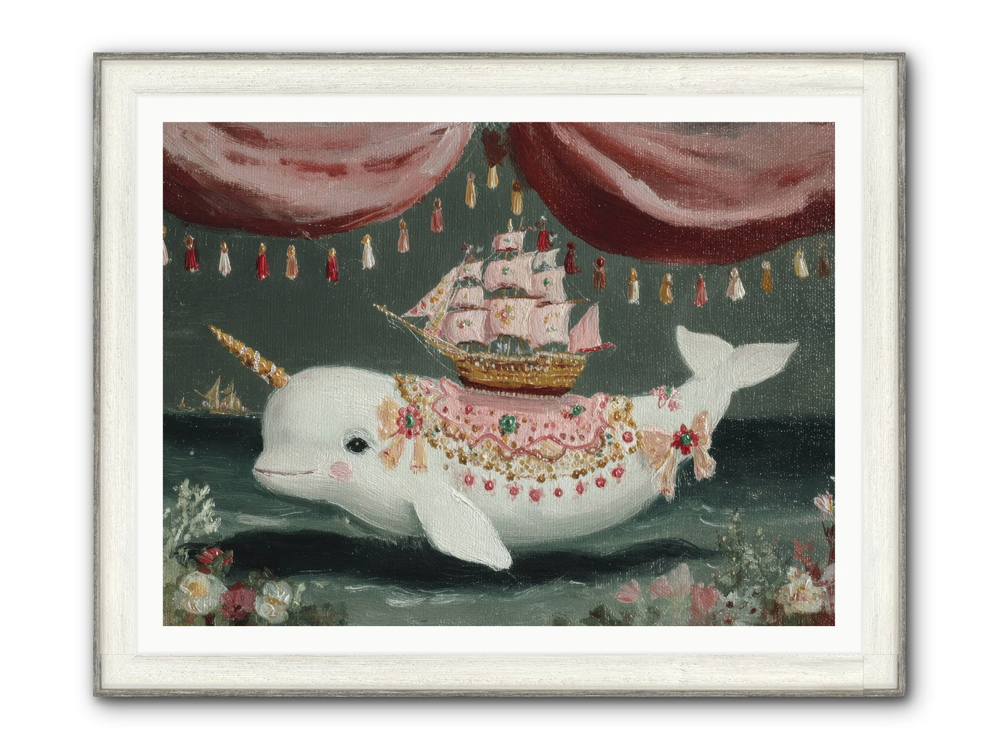 The Impossible Darling Framed Print - Driftwood White 48x36