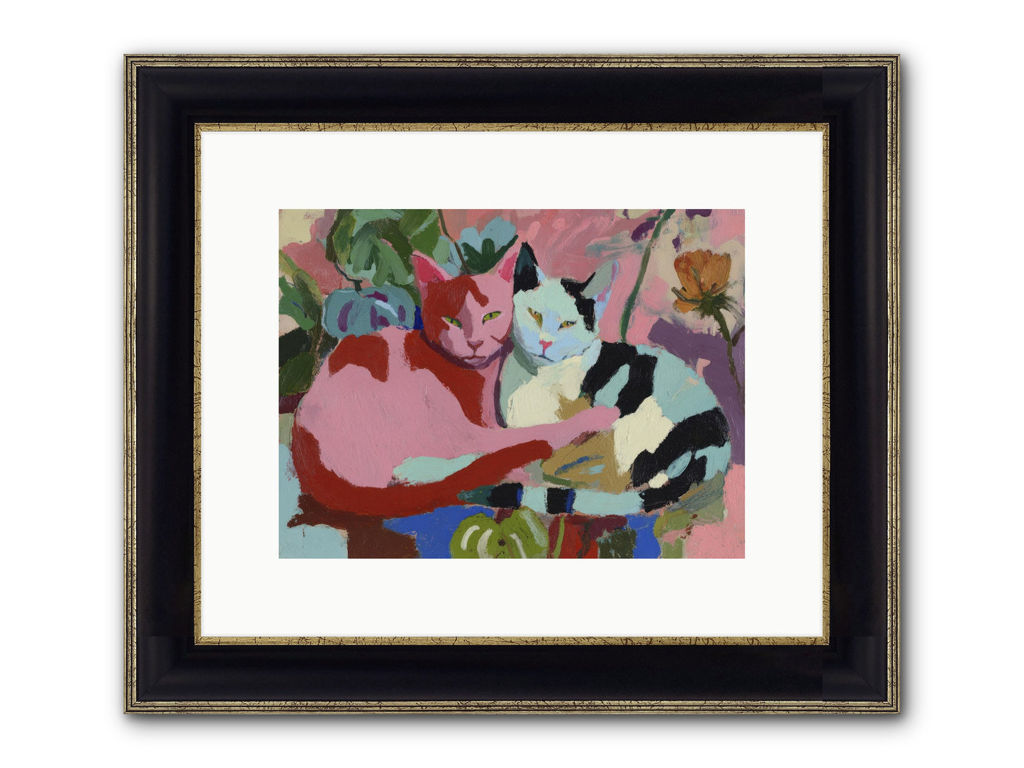 The Inheritance Of Color Framed Print - Black & Gold 12x9