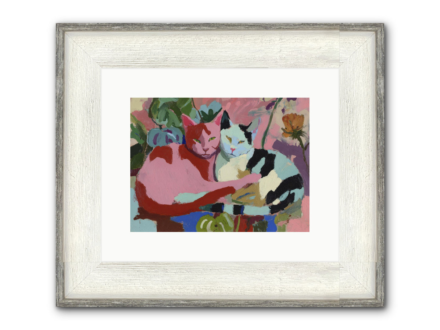 The Inheritance Of Color Framed Print - Driftwood White 12x9