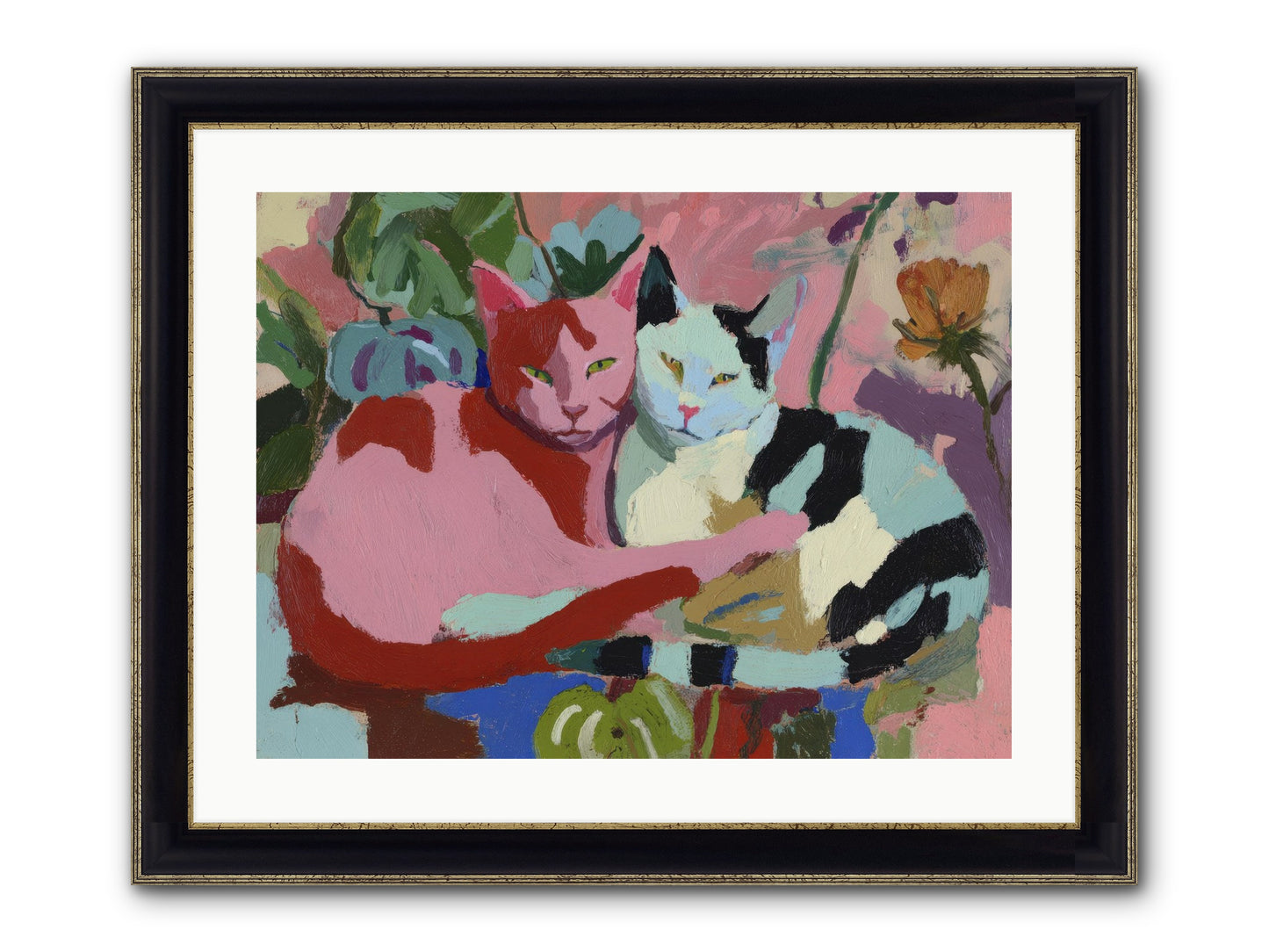 The Inheritance Of Color Framed Print - Black & Gold 24x18