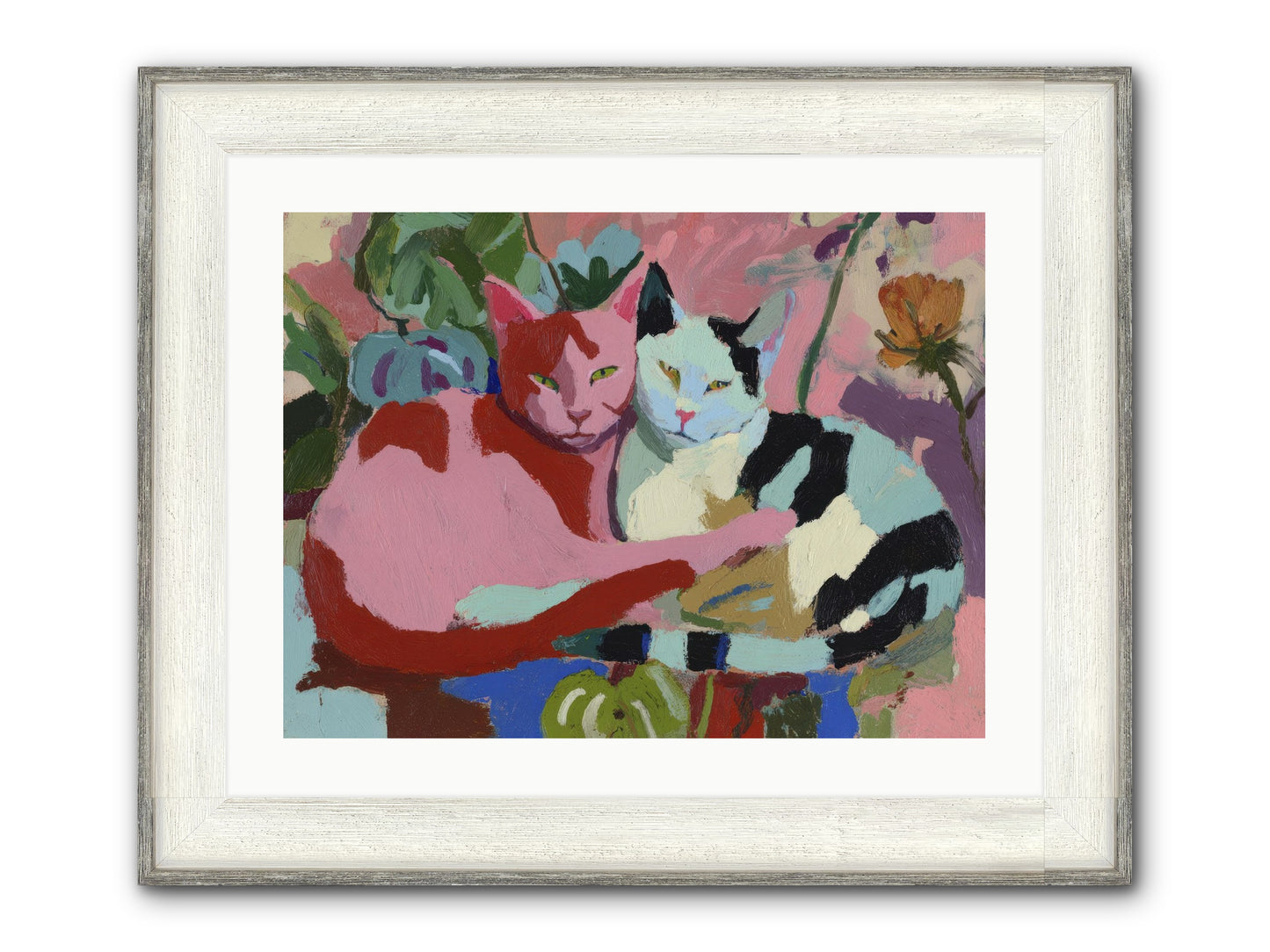 The Inheritance Of Color Framed Print - Driftwood White 24x18