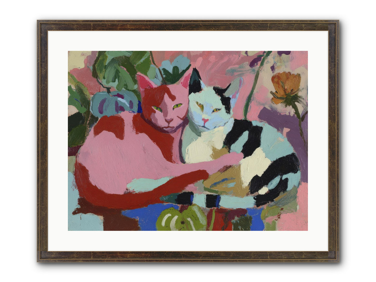 The Inheritance Of Color Framed Print - Slimwoods Black/Gold 24x18
