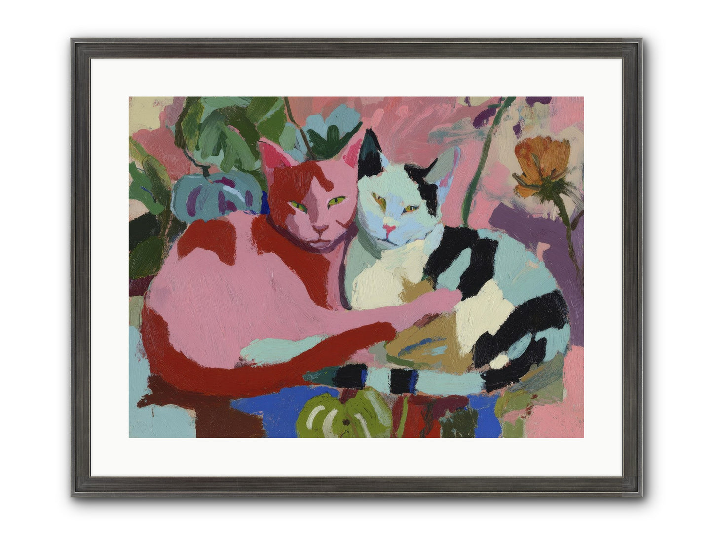The Inheritance Of Color Framed Print - Slimwoods Black/Silver 24x18