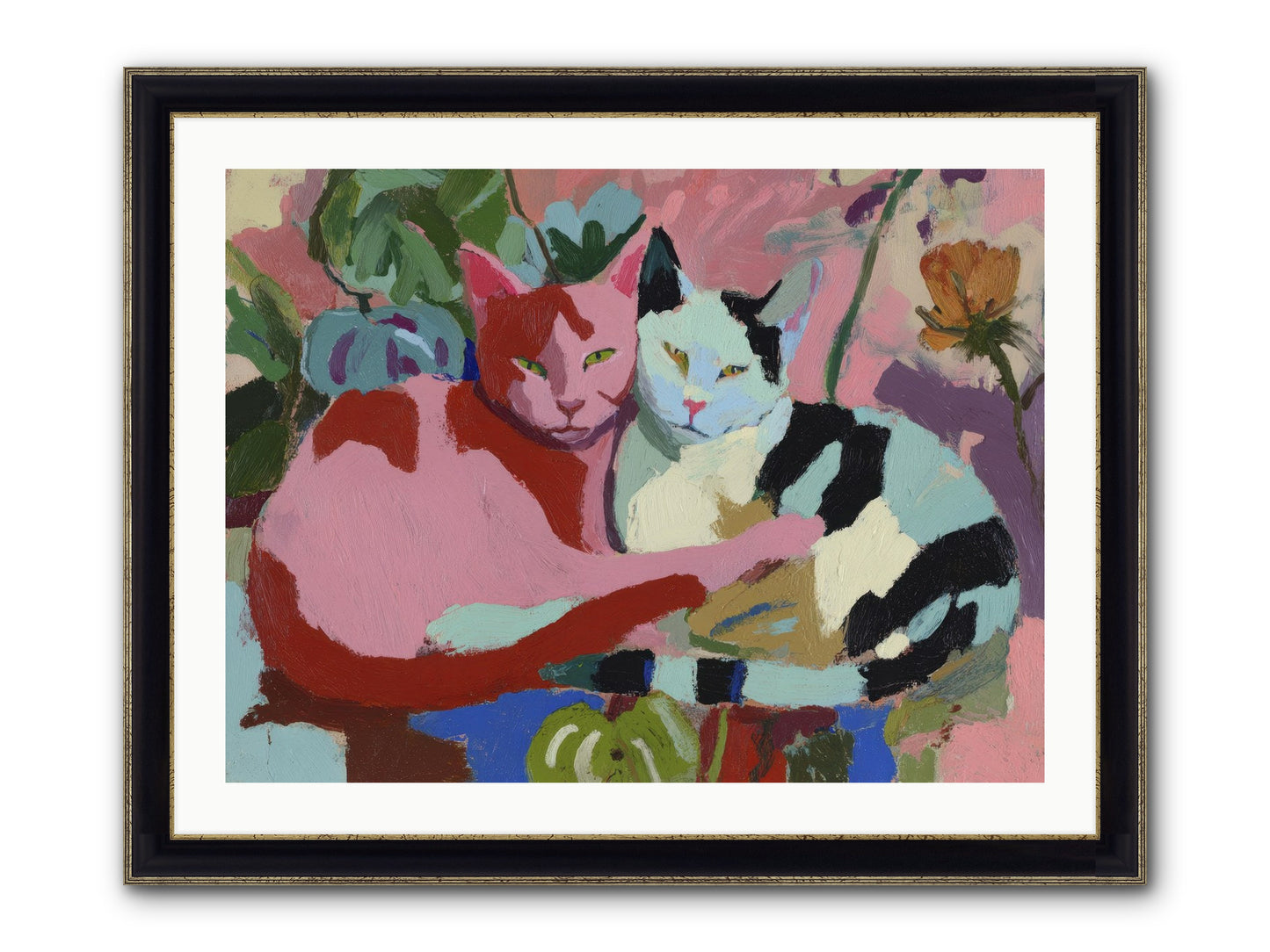 The Inheritance Of Color Framed Print - Black & Gold 32x24