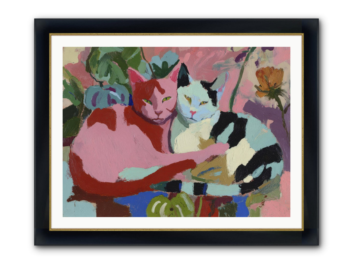 The Inheritance Of Color Framed Print - Wide Black w/Gold 40x30
