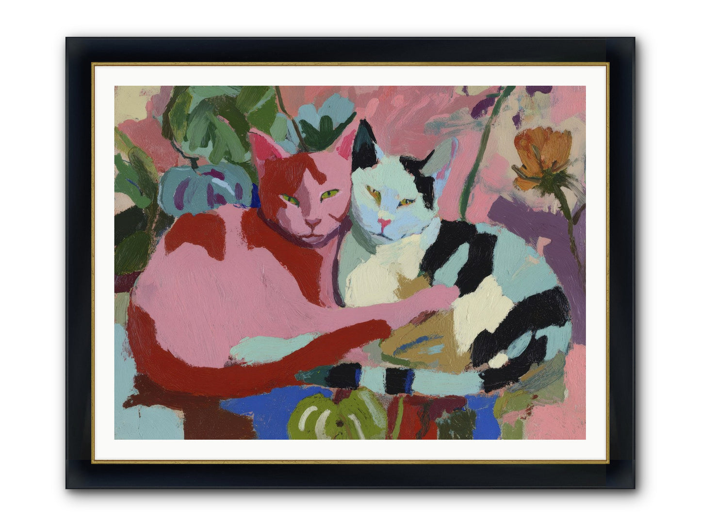 The Inheritance Of Color Framed Print - Wide Black w/Gold 48x36