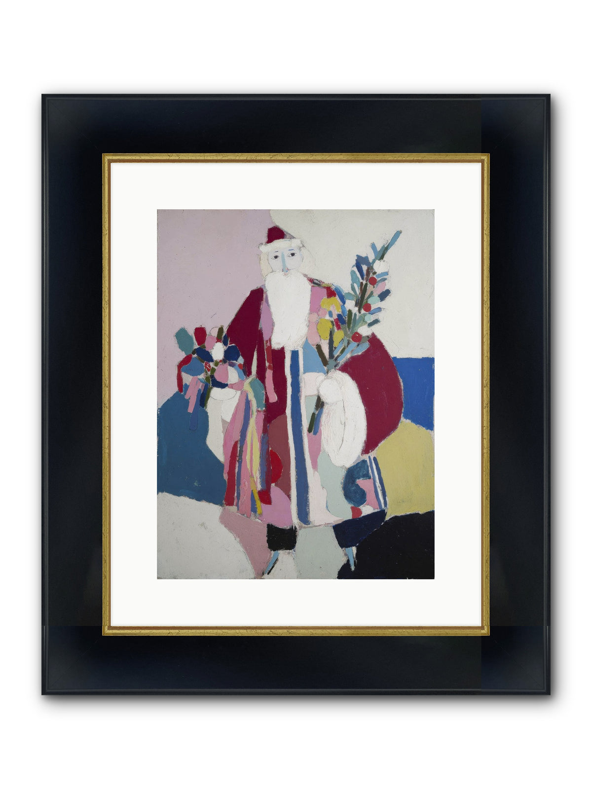 The Jolly Gentleman Framed Print - Wide Black w/Gold 12x16