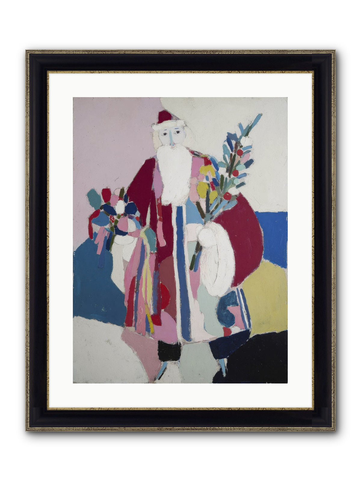 The Jolly Gentleman Framed Print - Black & Gold 18x24