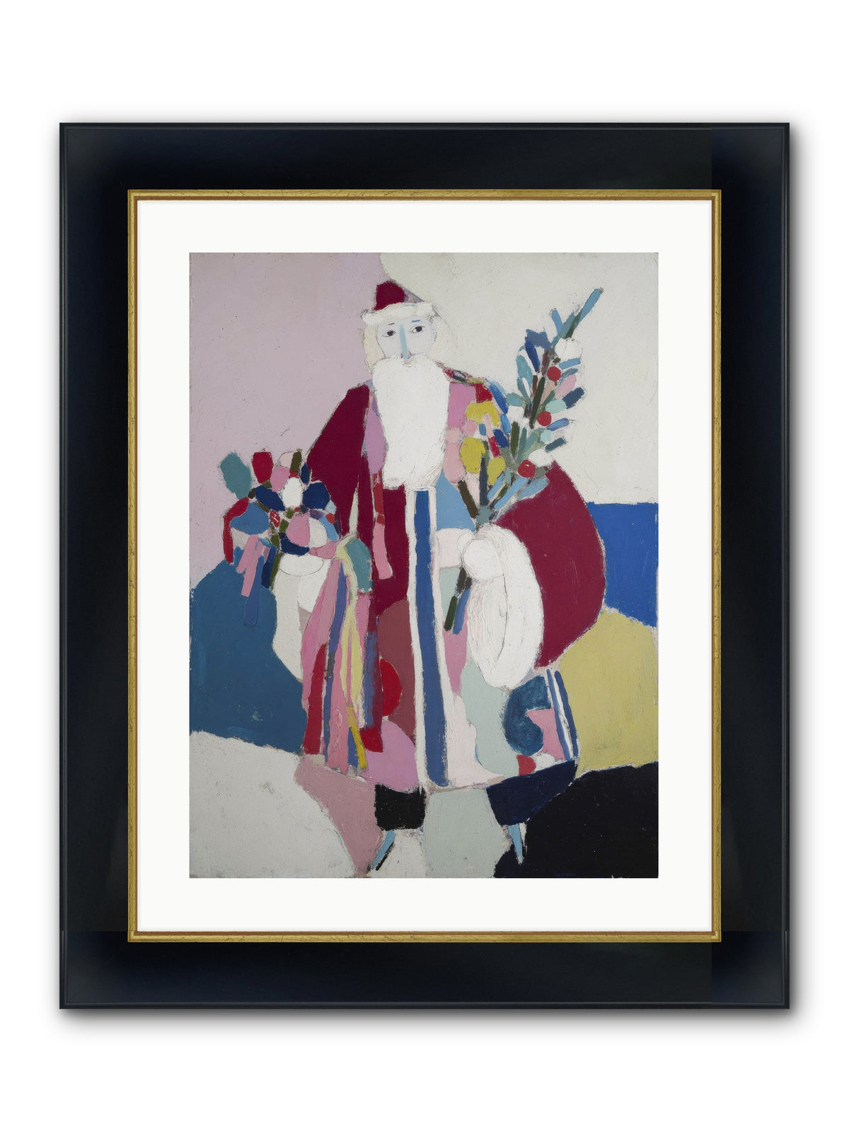 The Jolly Gentleman Framed Print - Wide Black w/Gold 18x24
