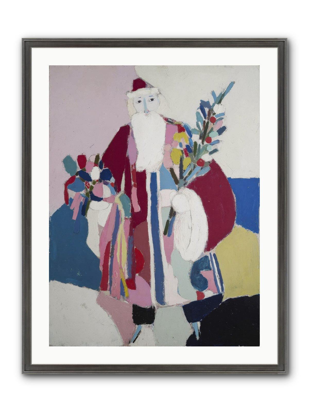 The Jolly Gentleman Framed Print - Slimwoods Black/Silver 24x32
