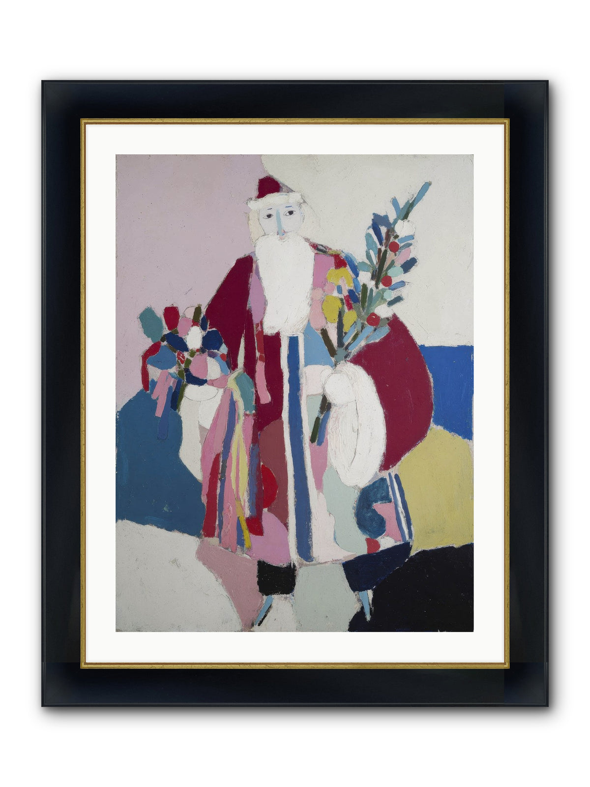 The Jolly Gentleman Framed Print - Wide Black w/Gold 24x32
