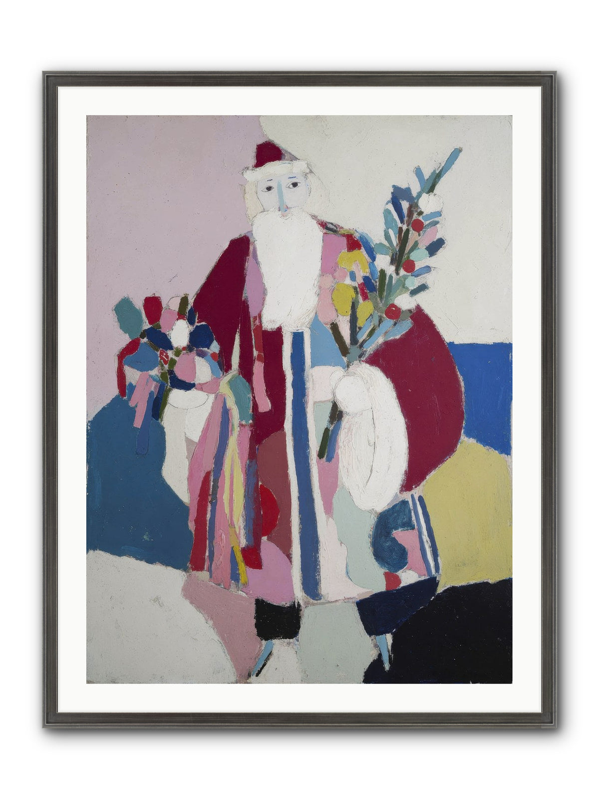 The Jolly Gentleman Framed Print - Slimwoods Black/Silver 30x40
