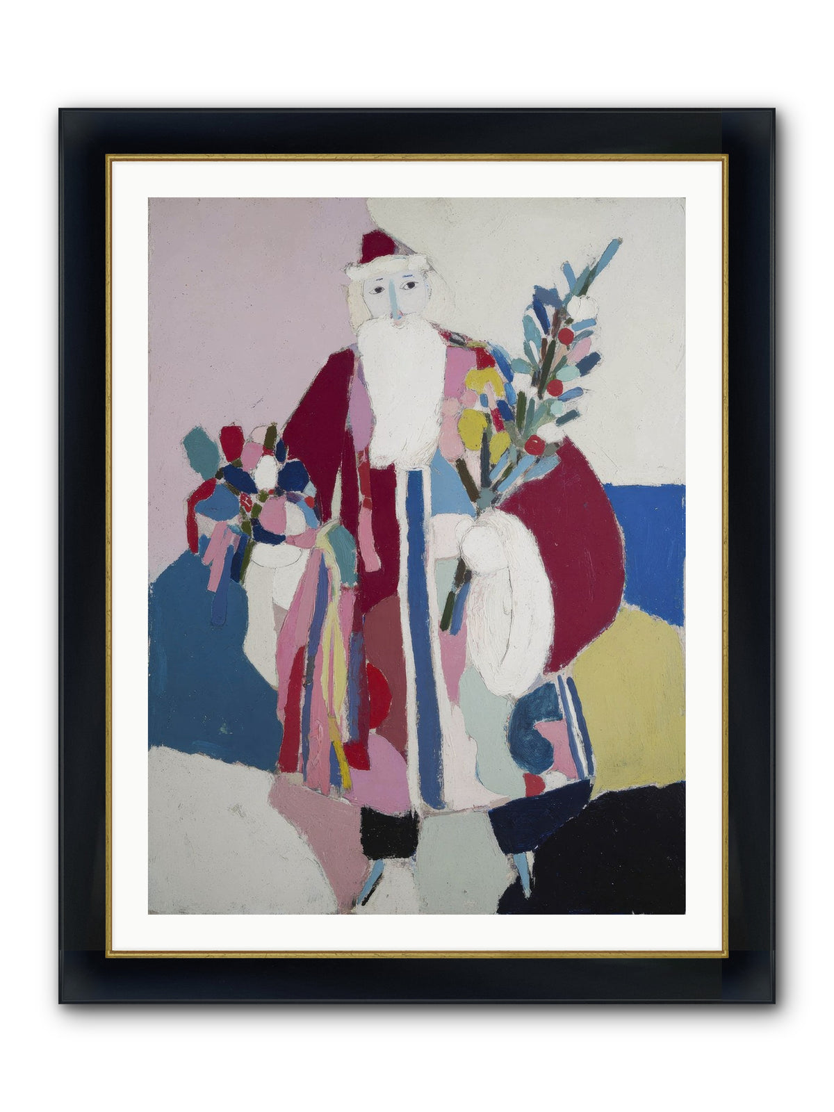 The Jolly Gentleman Framed Print - Wide Black w/Gold 30x40