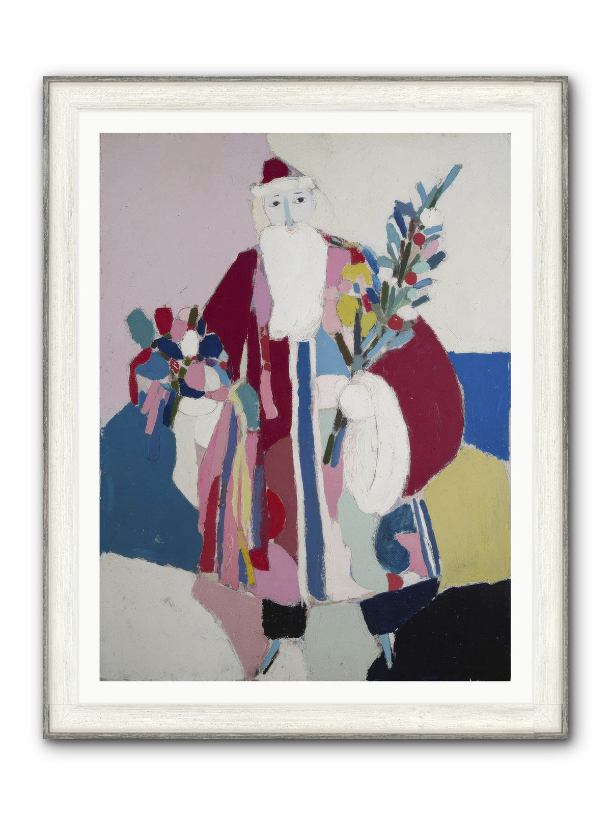 The Jolly Gentleman Framed Print - Driftwood White 36x48