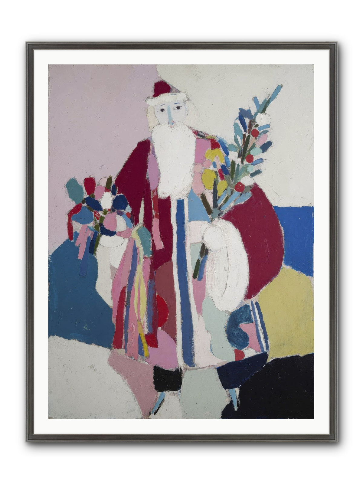 The Jolly Gentleman Framed Print - Slimwoods Black/Silver 36x48