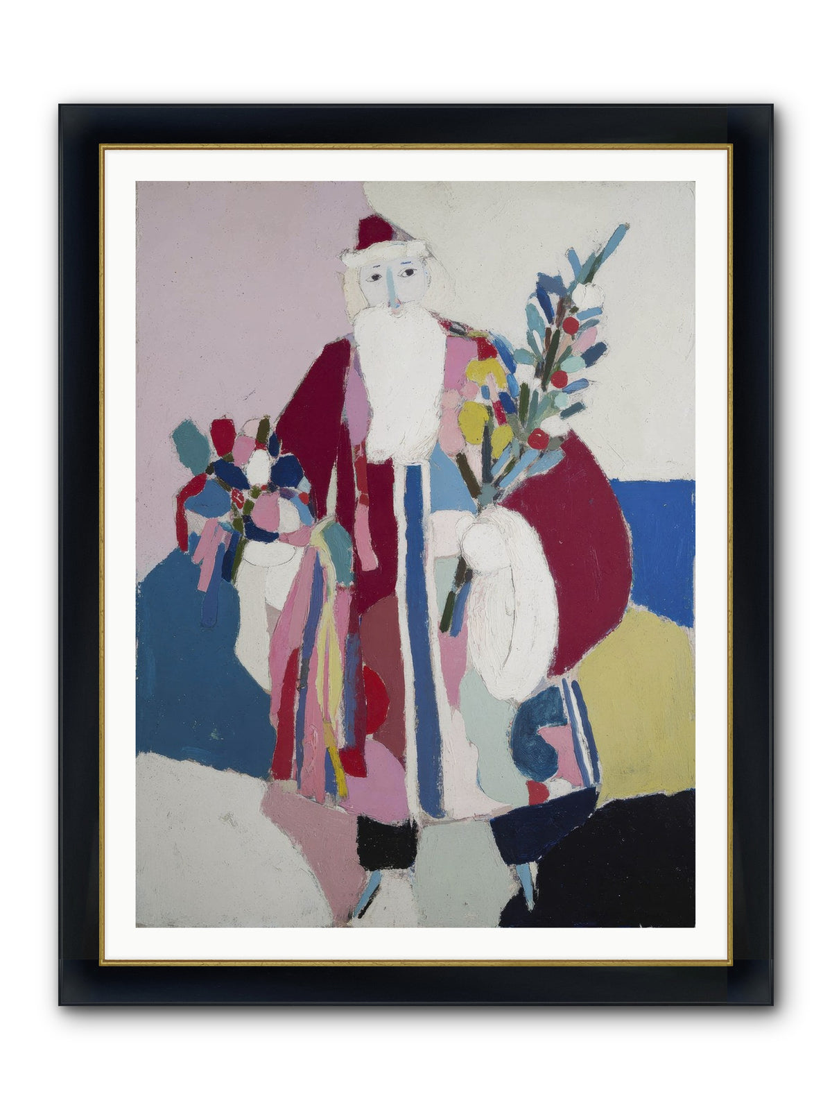 The Jolly Gentleman Framed Print - Wide Black w/Gold 36x48