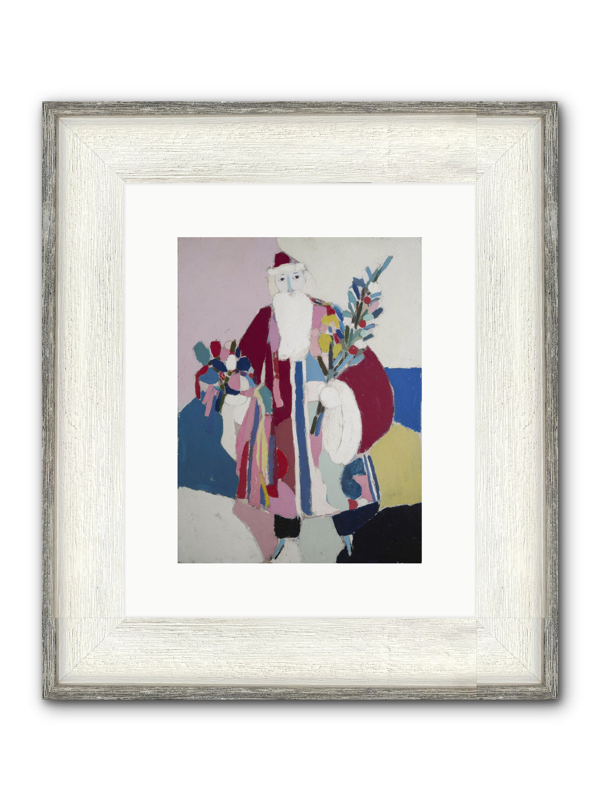 The Jolly Gentleman Framed Print - Driftwood White 9x12