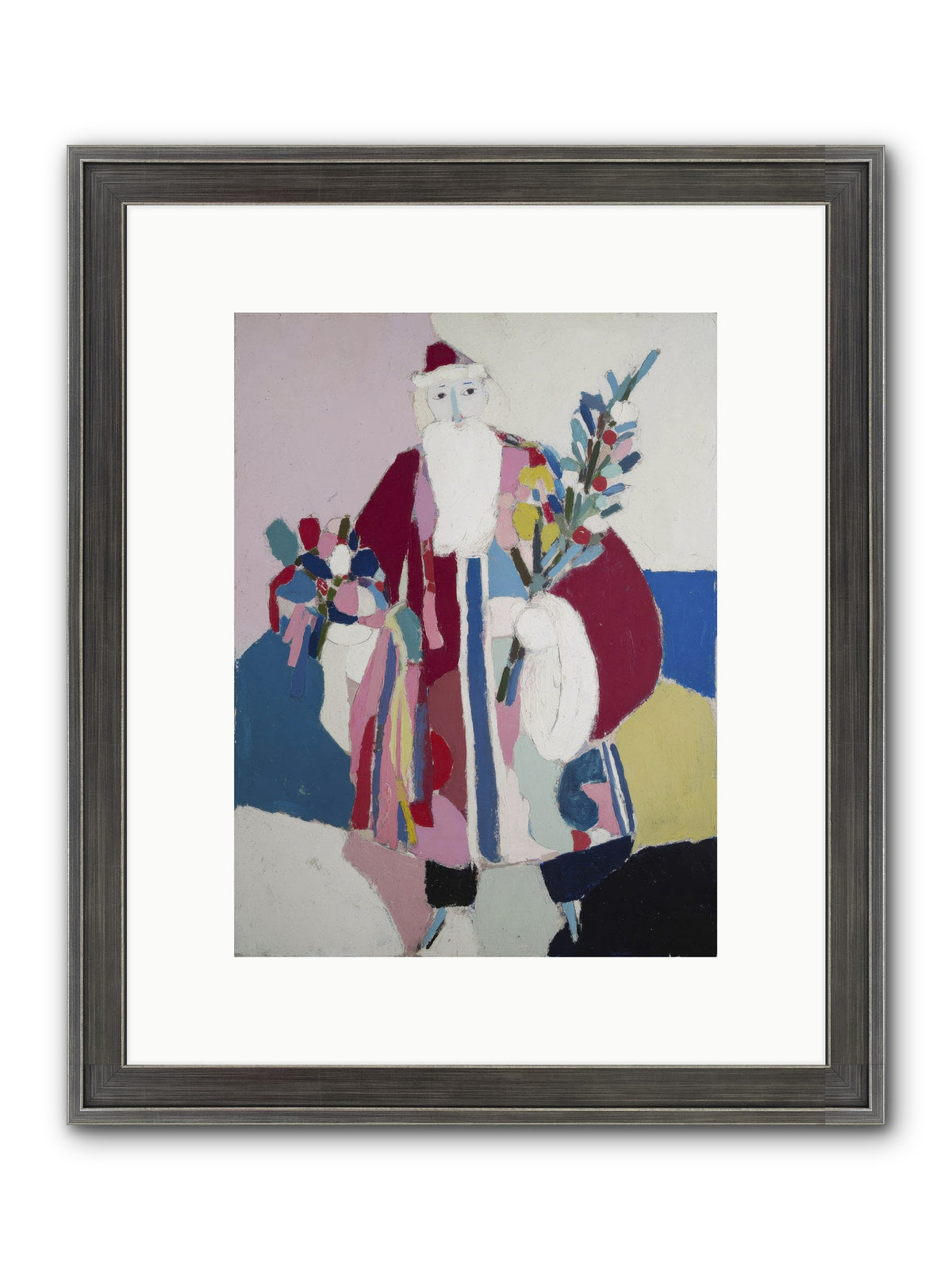 The Jolly Gentleman Framed Print - Slimwoods Black/Silver 9x12