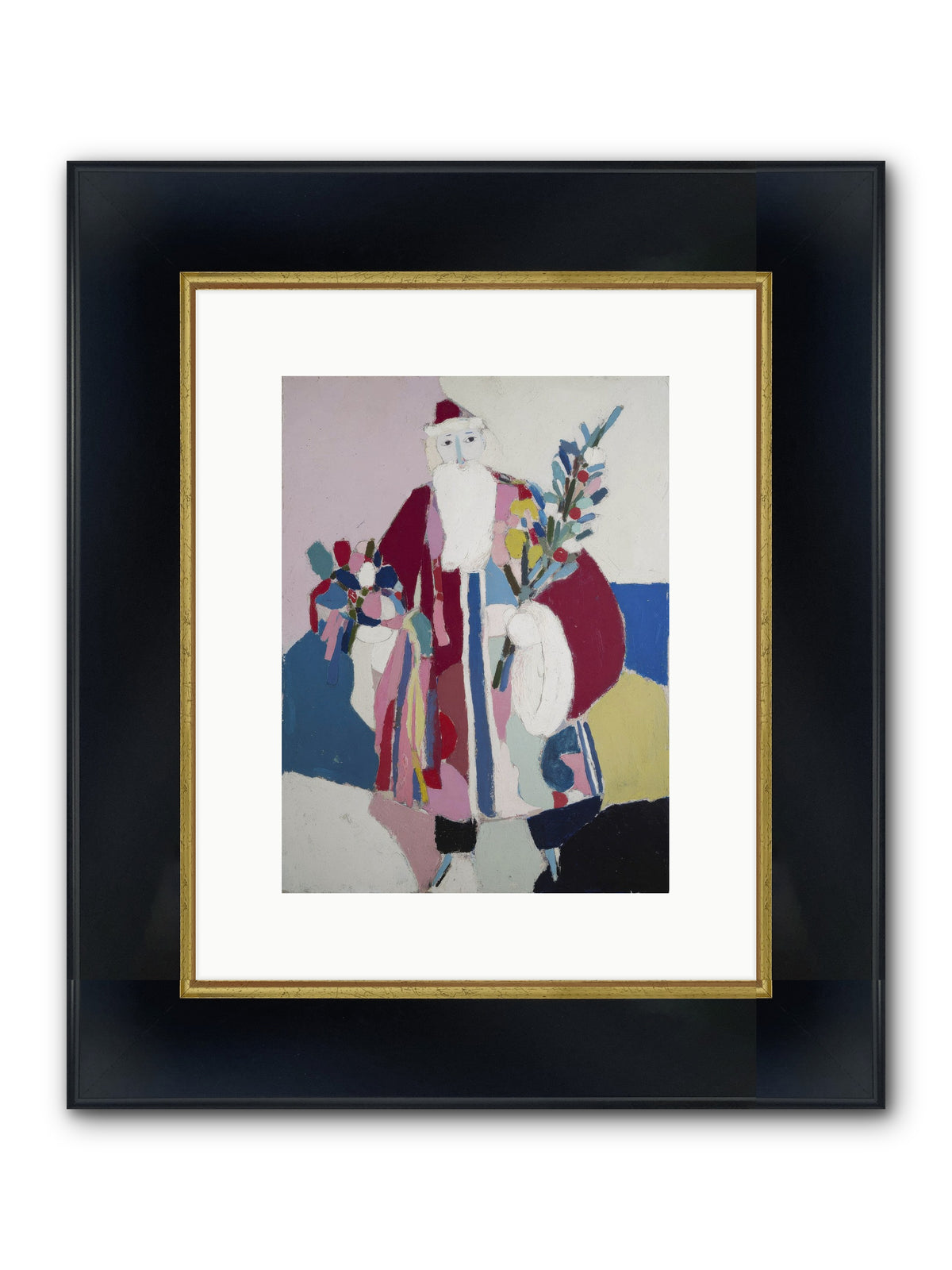The Jolly Gentleman Framed Print - Wide Black w/Gold 9x12