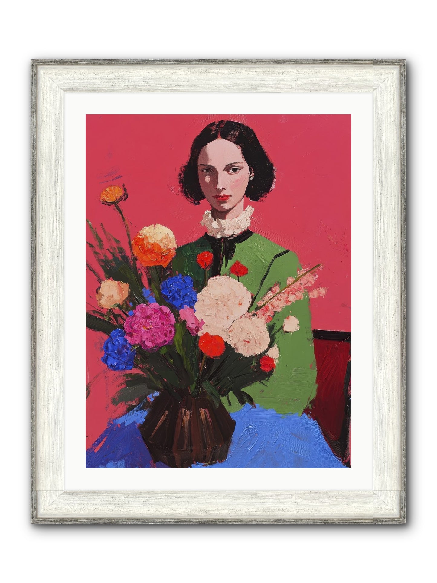 The Juniper Hall Framed Print - Driftwood White 24x32