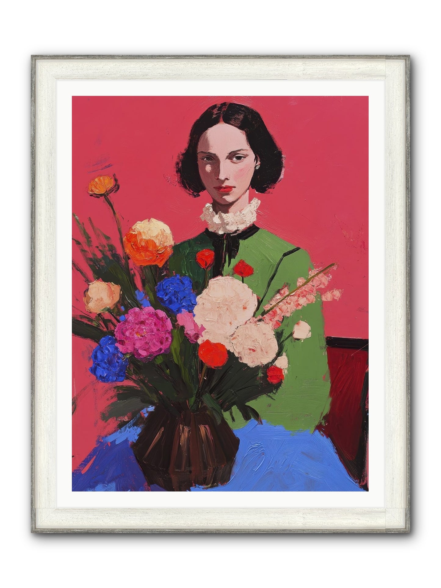 The Juniper Hall Framed Print - Driftwood White 36x48