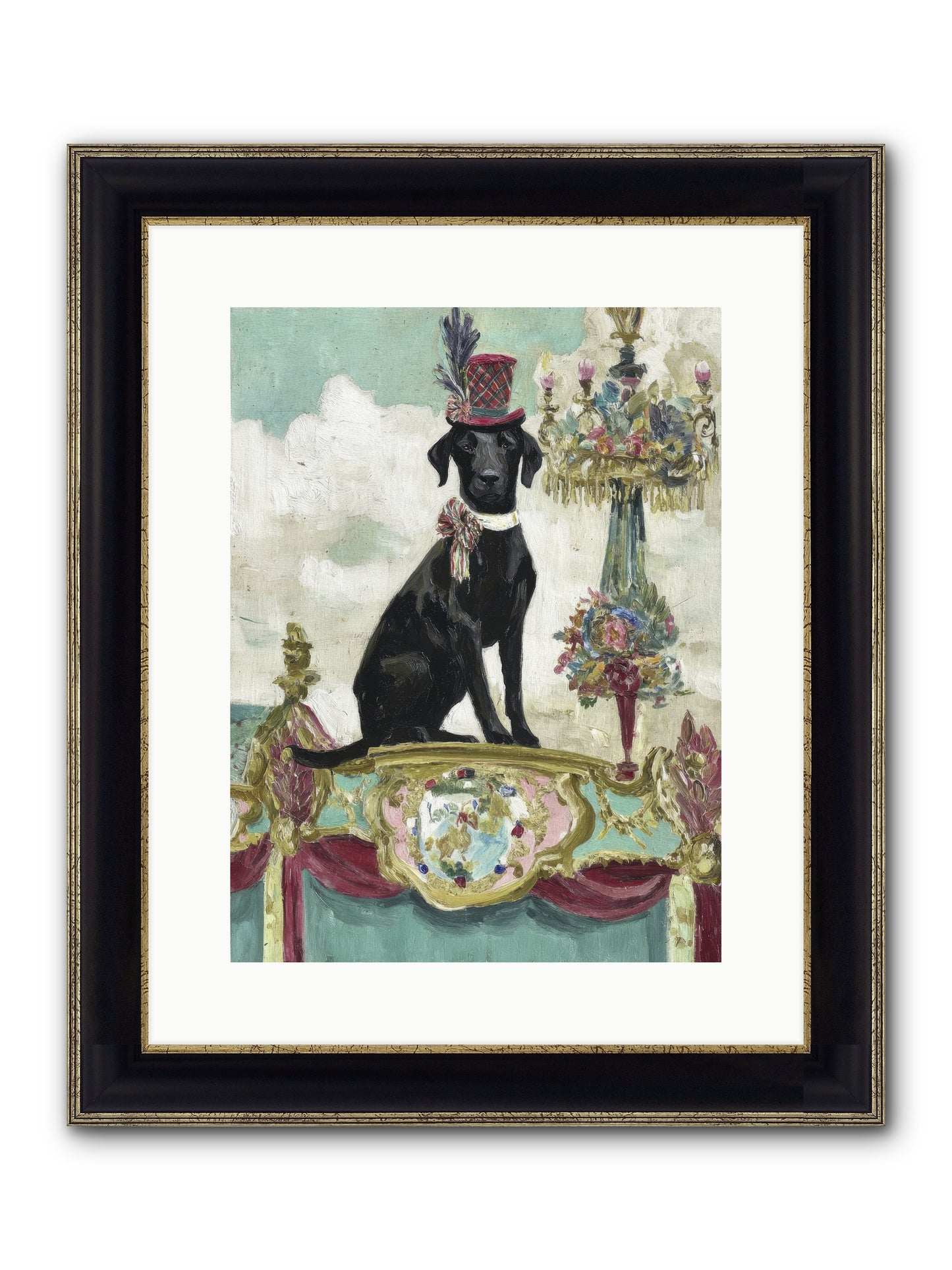 The Keeper Of Sunshine Framed Print - Black & Gold 12x16