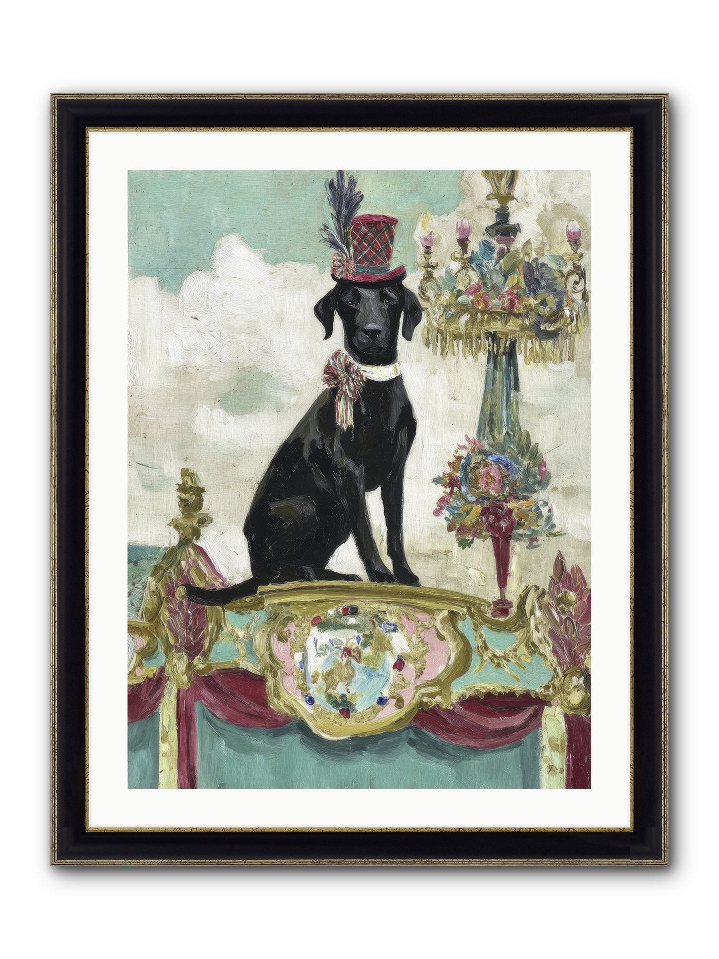 The Keeper Of Sunshine Framed Print - Black & Gold 24x32