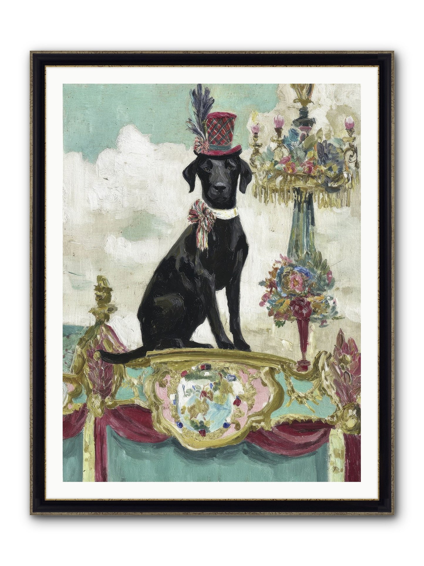 The Keeper Of Sunshine Framed Print - Black & Gold 36x48