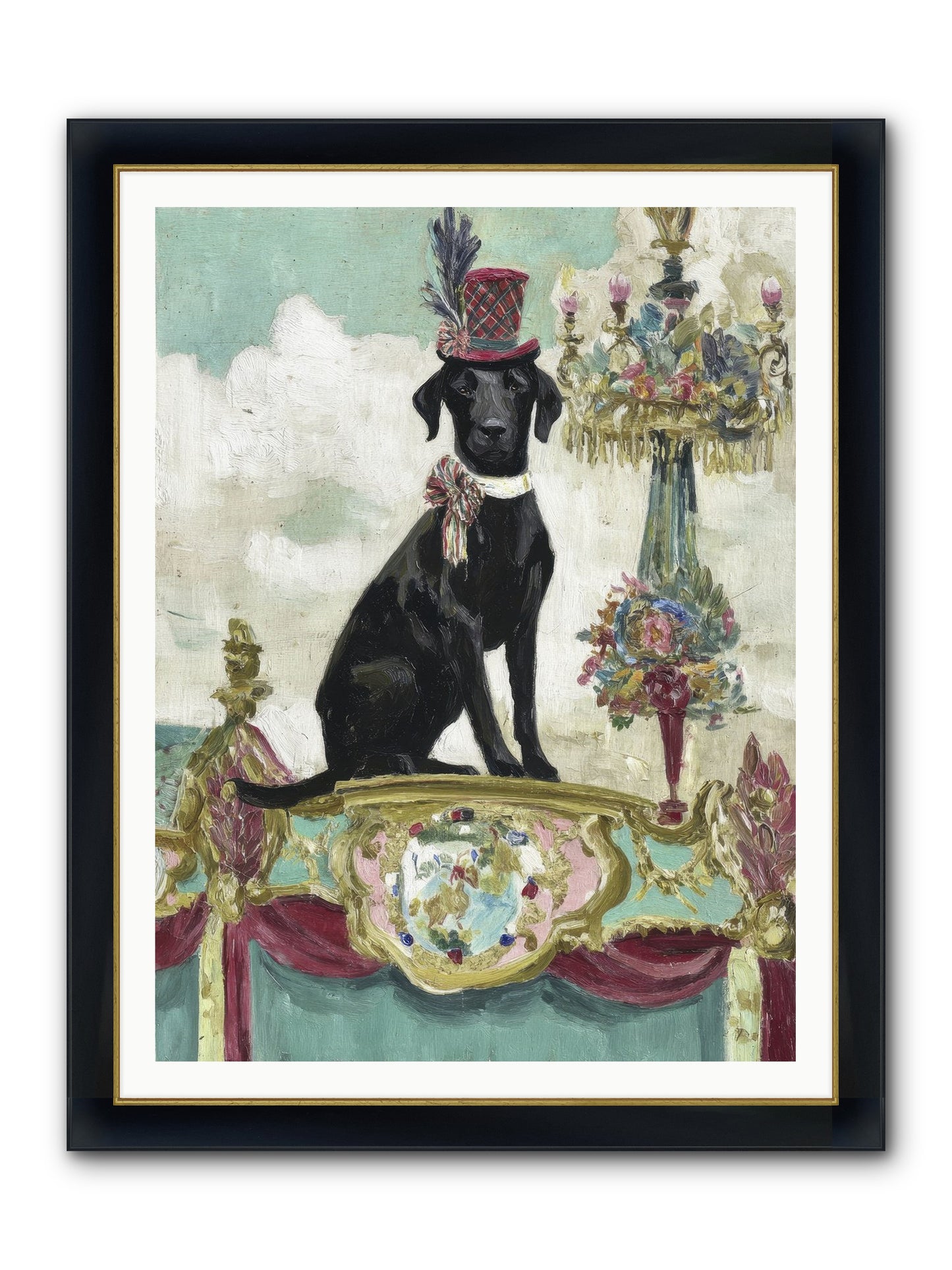 The Keeper Of Sunshine Framed Print - Wide Black w/Gold 36x48