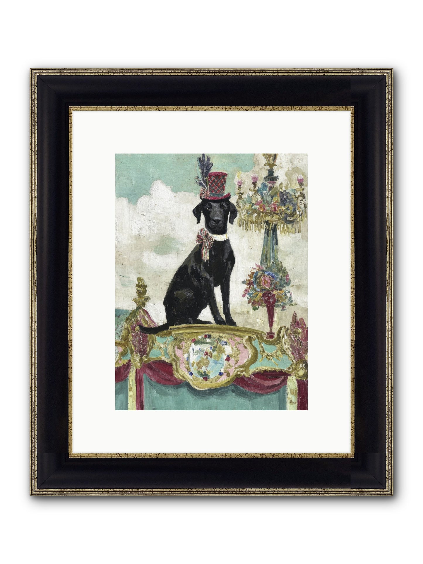 The Keeper Of Sunshine Framed Print - Black & Gold 9x12