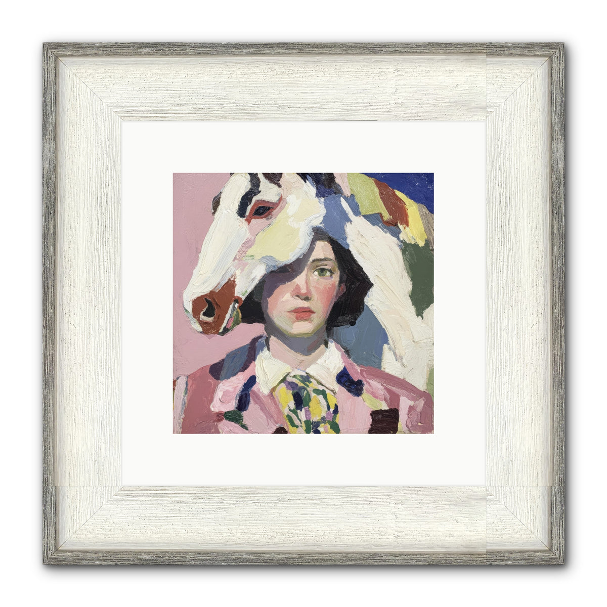 The Keepers Of Unspoken Things Framed Print - Driftwood White 10x10