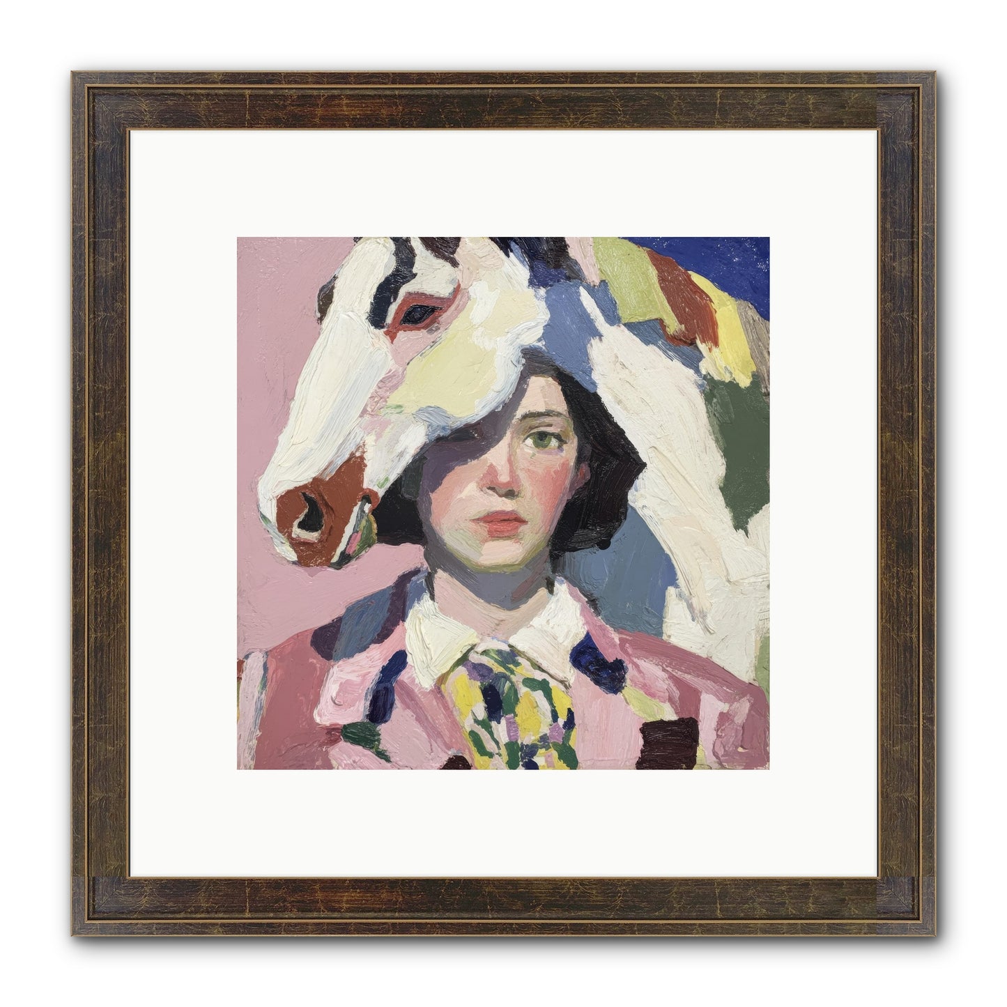 The Keepers Of Unspoken Things Framed Print - Slimwoods Black/Gold 10x10