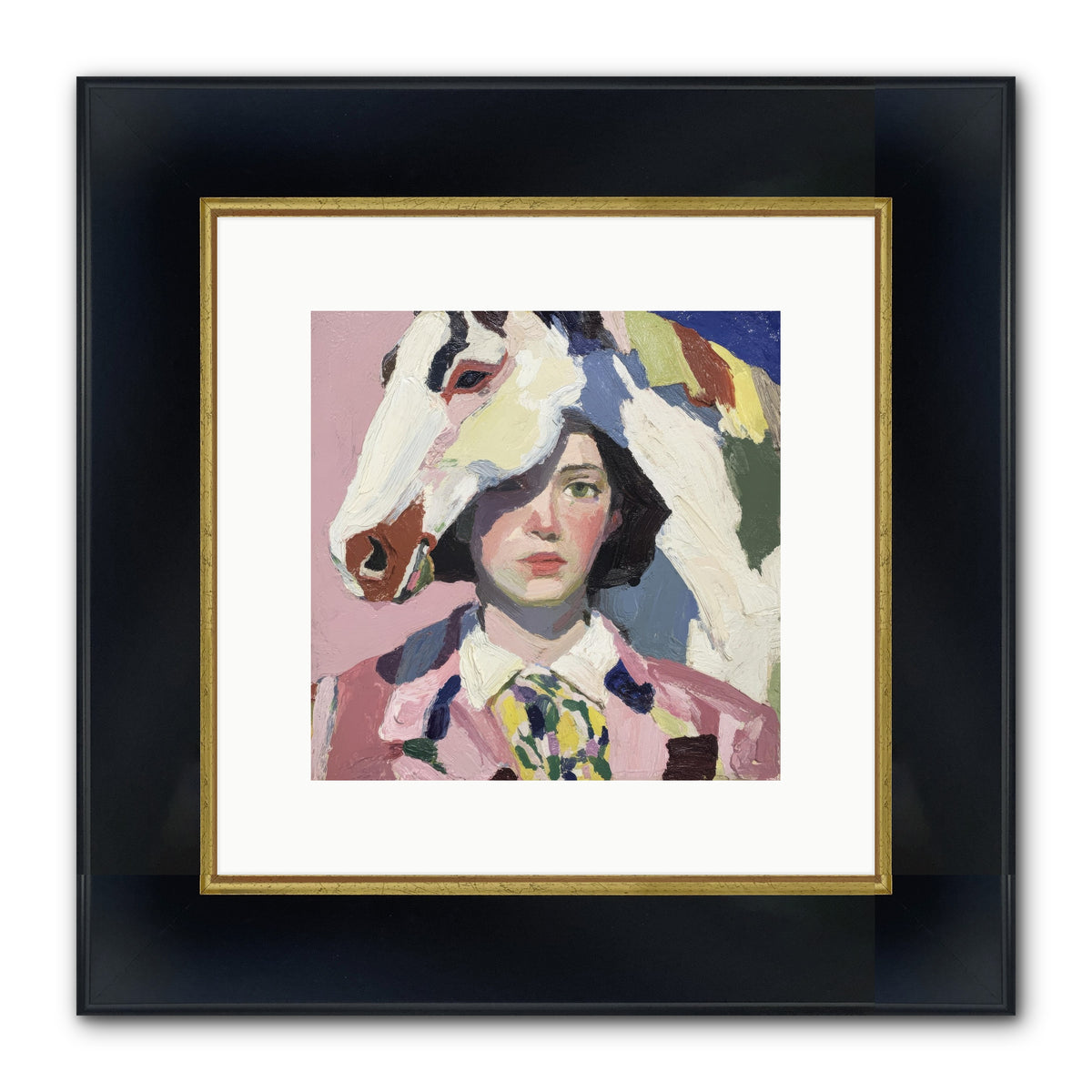 The Keepers Of Unspoken Things Framed Print - Wide Black w/Gold 10x10