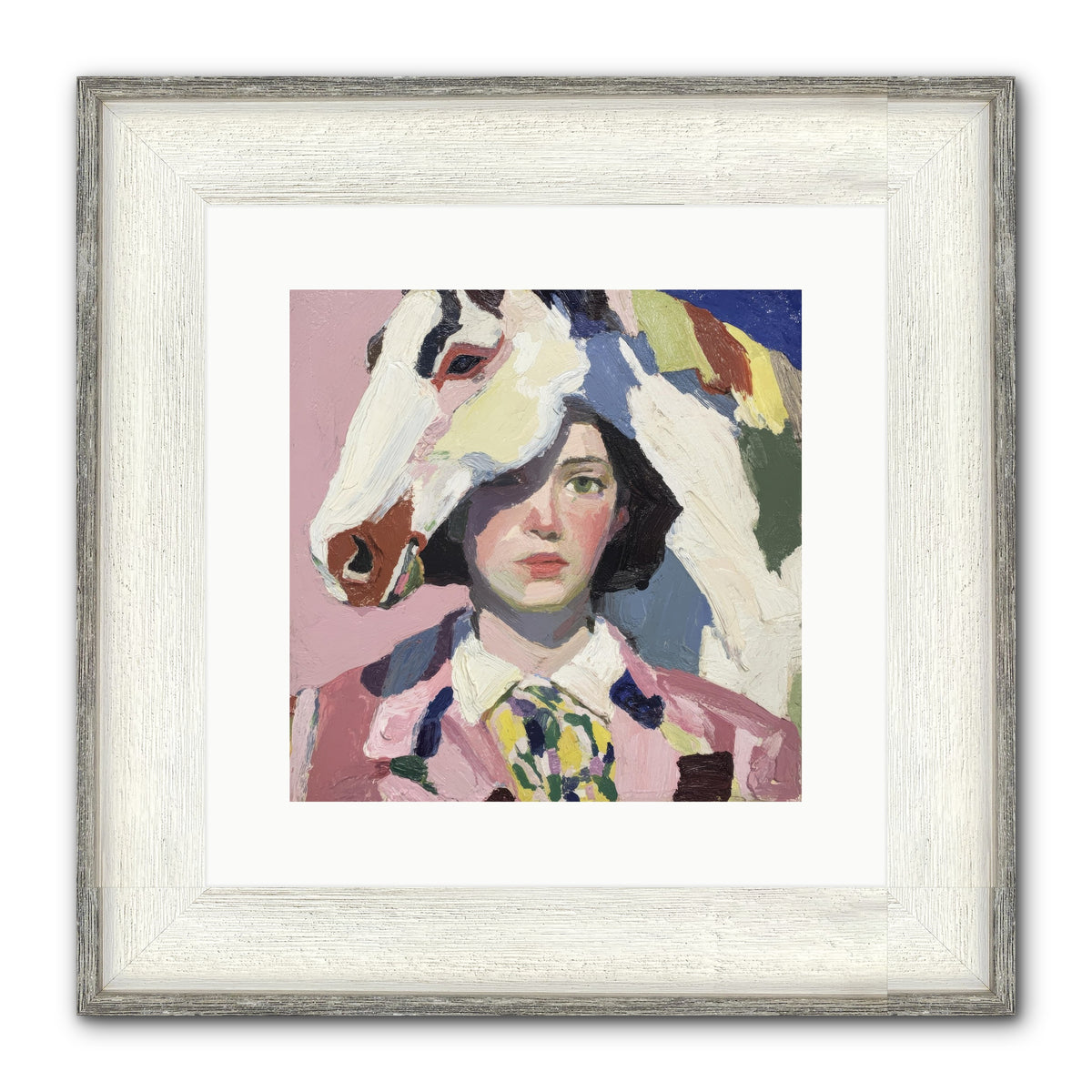 The Keepers Of Unspoken Things Framed Print - Driftwood White 12x12