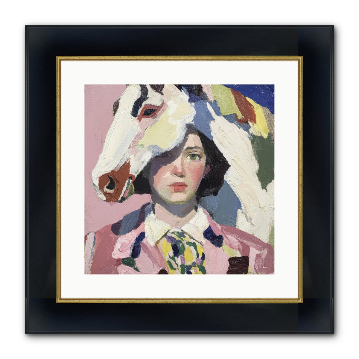 The Keepers Of Unspoken Things Framed Print - Wide Black w/Gold 16x16