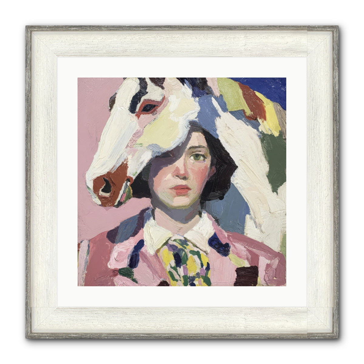 The Keepers Of Unspoken Things Framed Print - Driftwood White 20x20